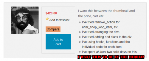 example Woocommerce product card